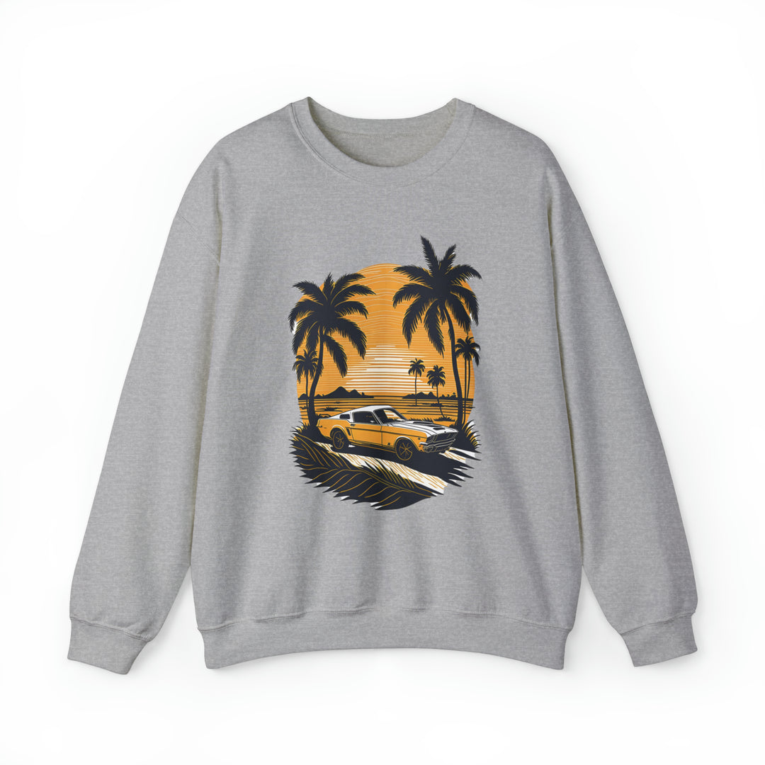 Vintage Car Unisex Heavy Blend Crewneck Sweatshirt - Wave Fusions