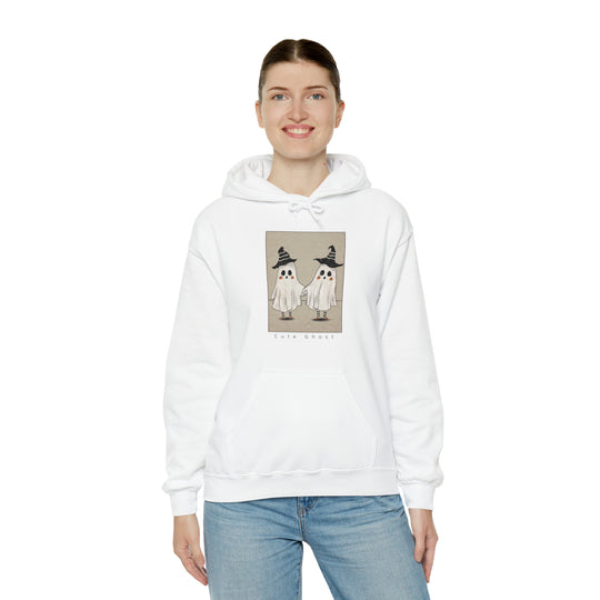 Cute Ghost Unisex Hoodie - Wave Fusions