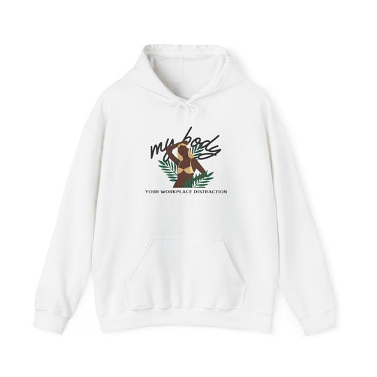 My Body! Your Distraction Jungle Paradise Glow Hoodie