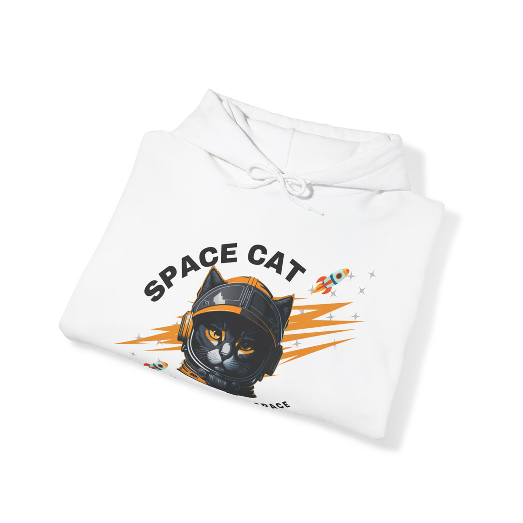 Space Cat Astronaut Hoodie - Lost In Space