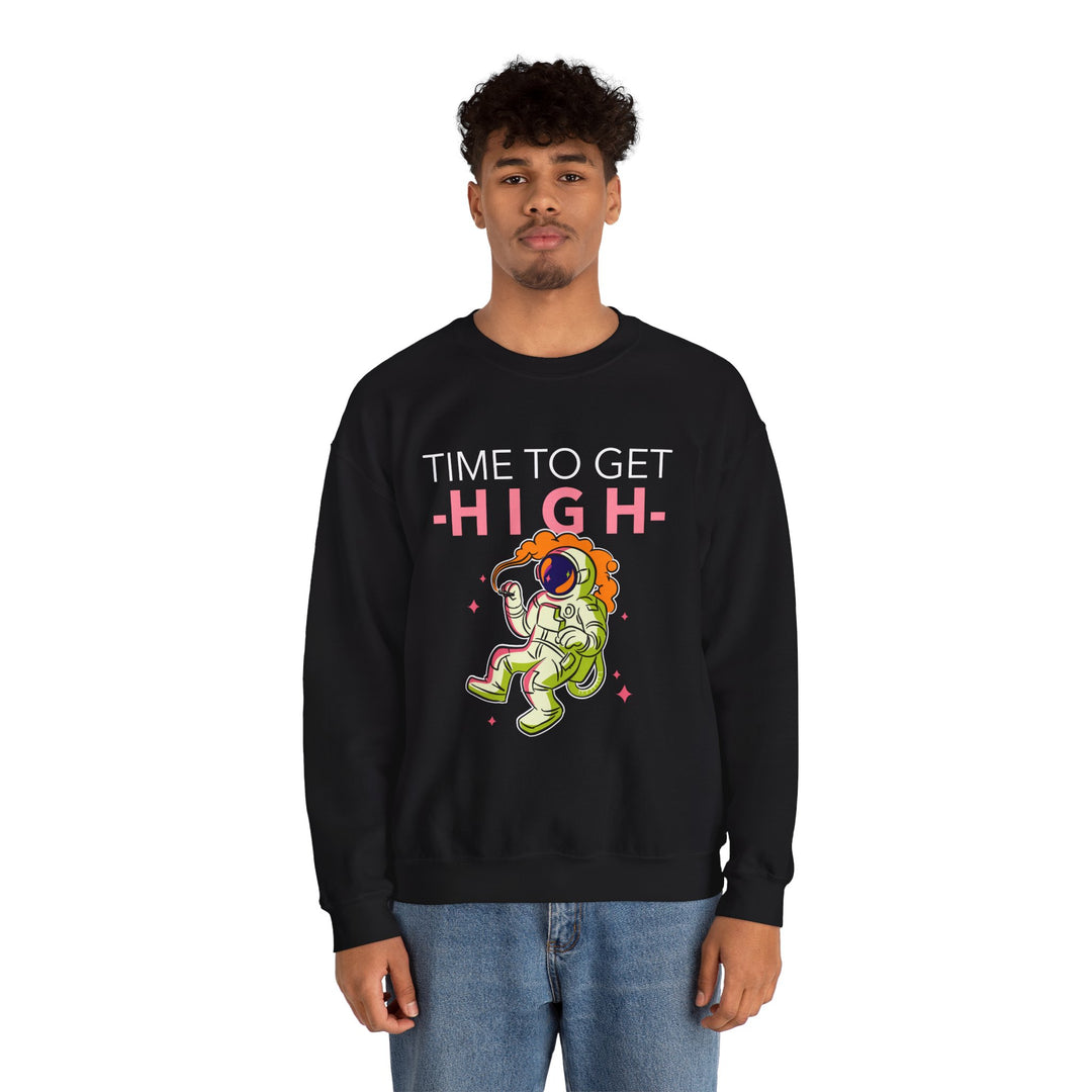 Time To Get High Unisex Sweatshirt - Wave Fusions