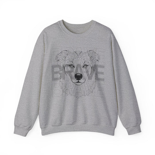 Brave Dog Tribal Canine Sweatshirt - Mythical Mutt