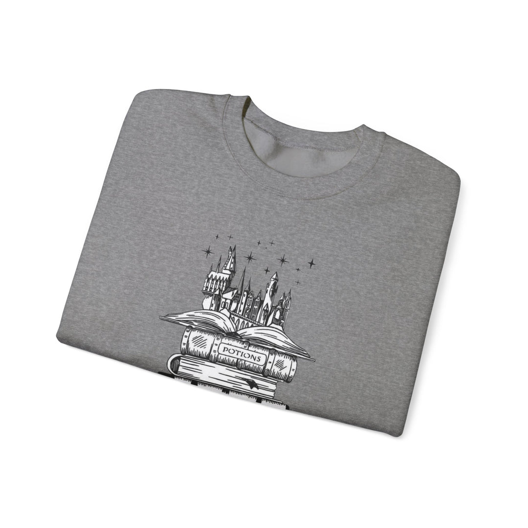 Enchanted Books Sweatshirt - Magical Theory & Wizarding Charm