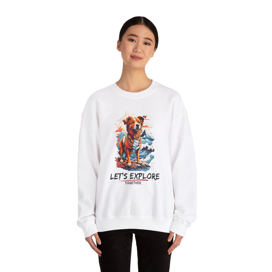 Lets Explore Together Adventure Buddy Sweatshirt