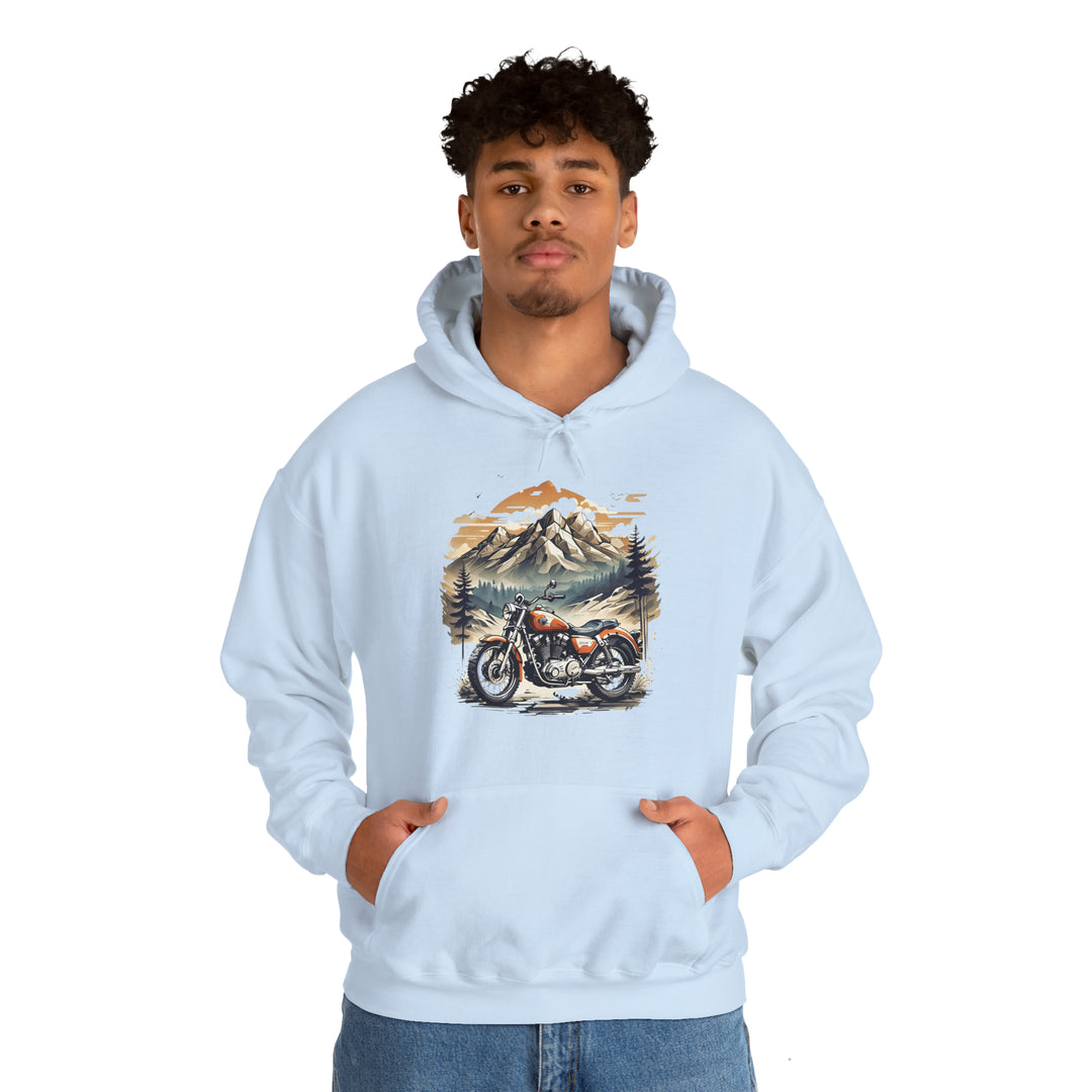 Highland Motorbike Unisex Hoodie - Wave Fusions