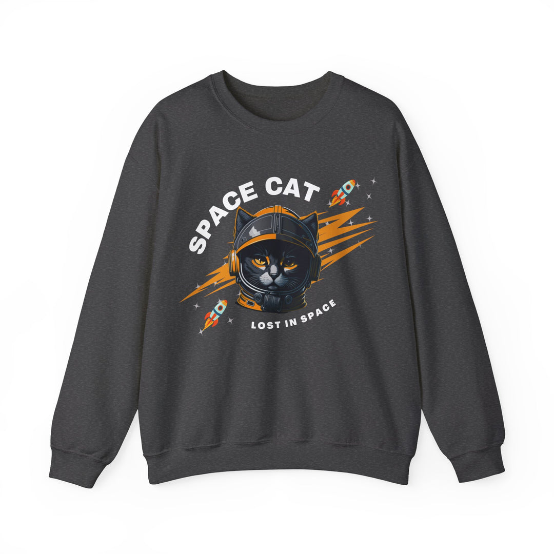 Space Cat Astronaut Sweatshirt - Lost In Space