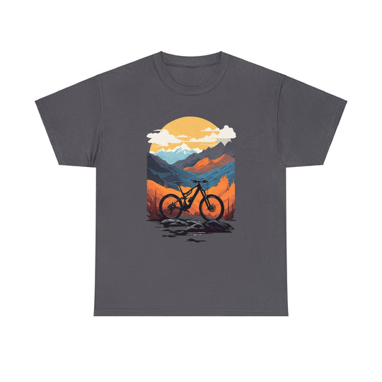 Mountain Bike Unisex T Shirt - Wave Fusions