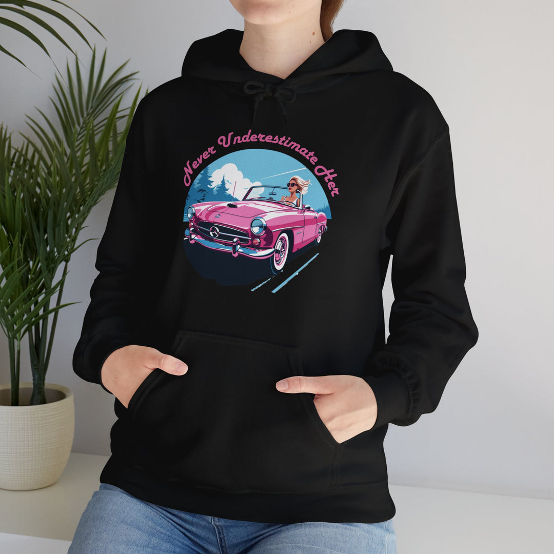 Underestimate Her Not Convertible Hoodie  - Power and Grace Design