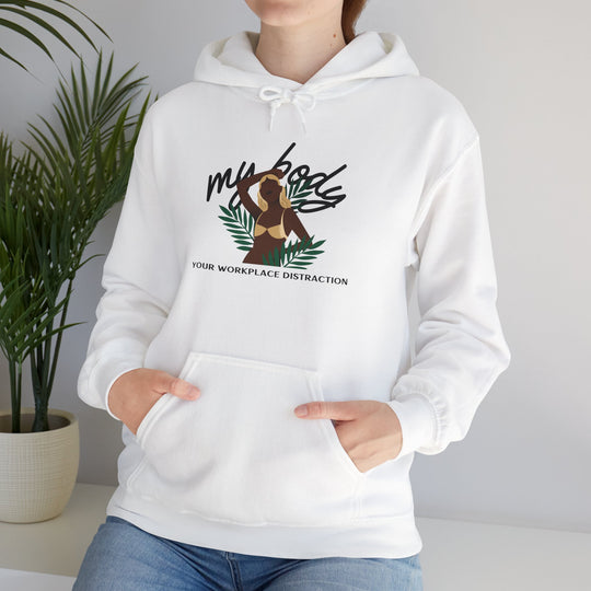 My Body! Your Distraction Jungle Paradise Glow Hoodie