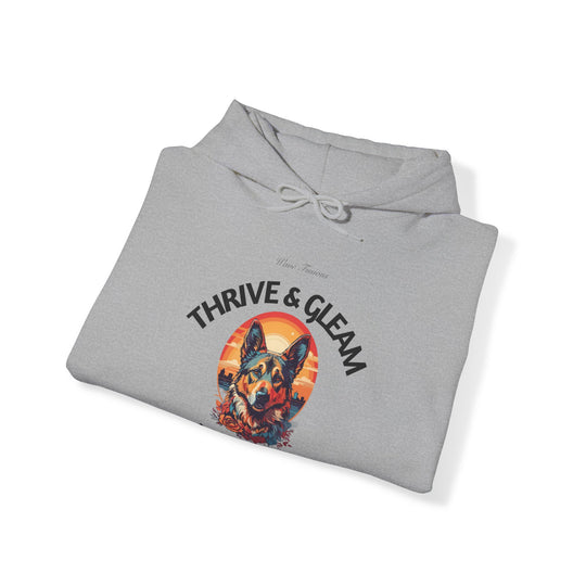 Urban Vista German Shepherd Dog Hoodie - Guardian of the City