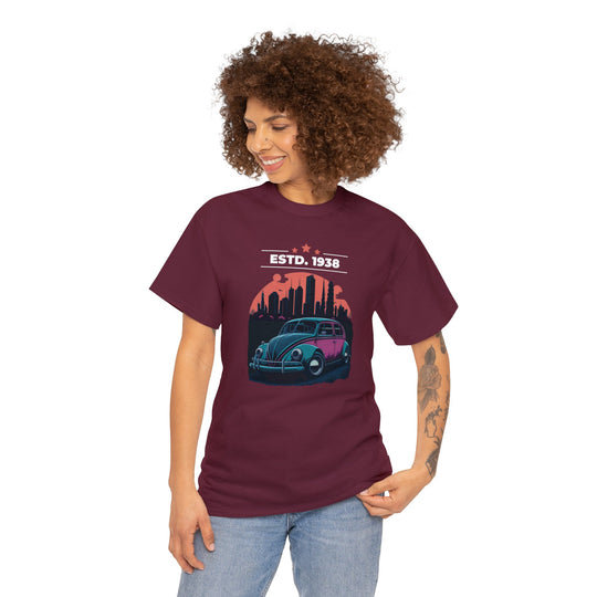 ESTD 1938 Vintage Beetle T-Shirt - Vintage City Fashion