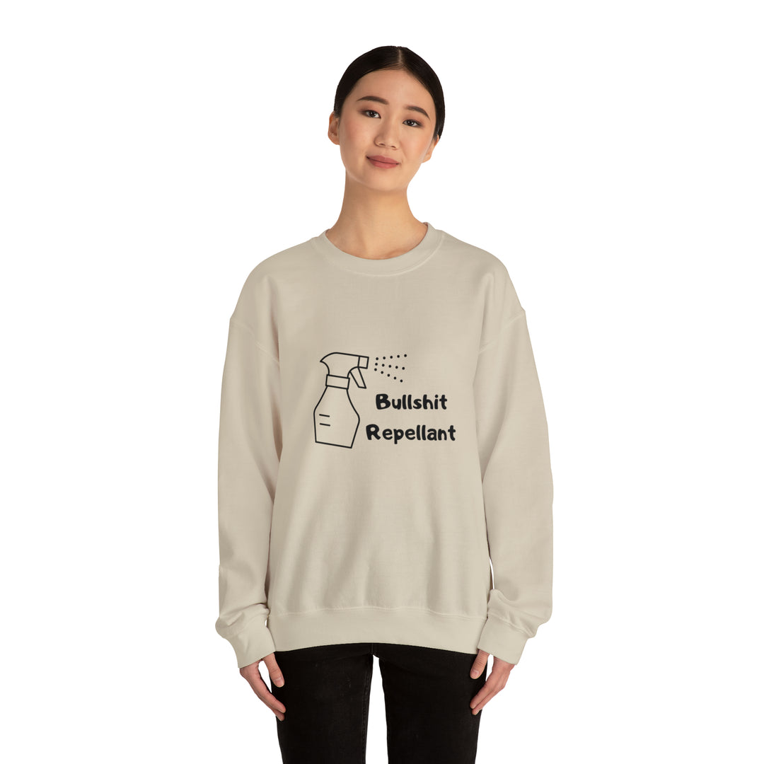 Bullshit Repellant Unisex Heavy Blend™ Crewneck Sweatshirt - Wave Fusions