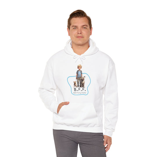 Best Furry Friend in City Lights Dog Hoodie -Bffs