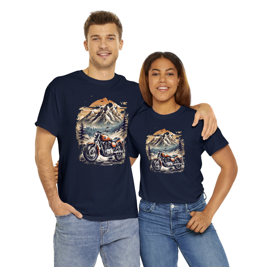 Highland Motorbike Unisex T Shirt - Wave Fusions