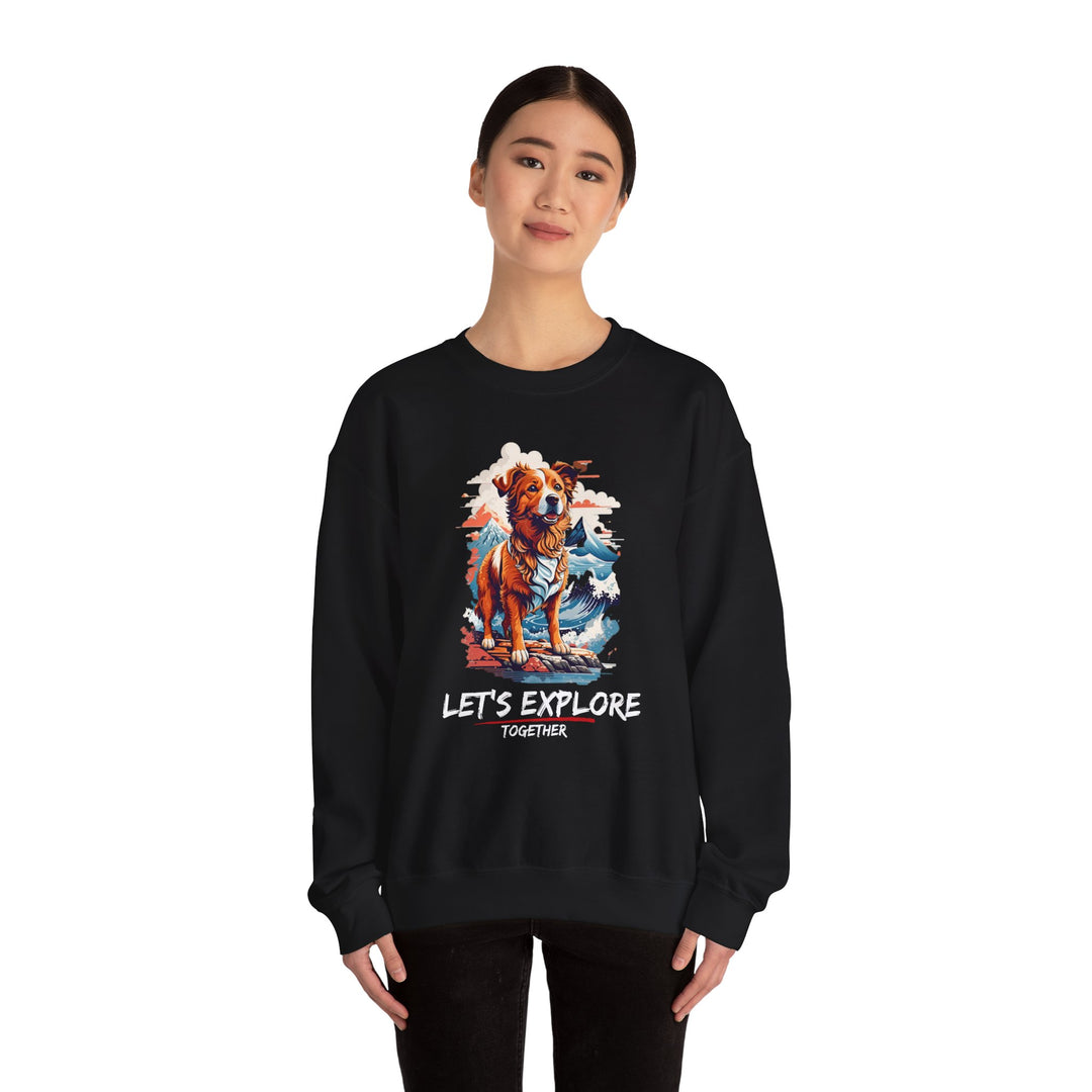 Lets Explore Together Adventure Buddy Sweatshirt