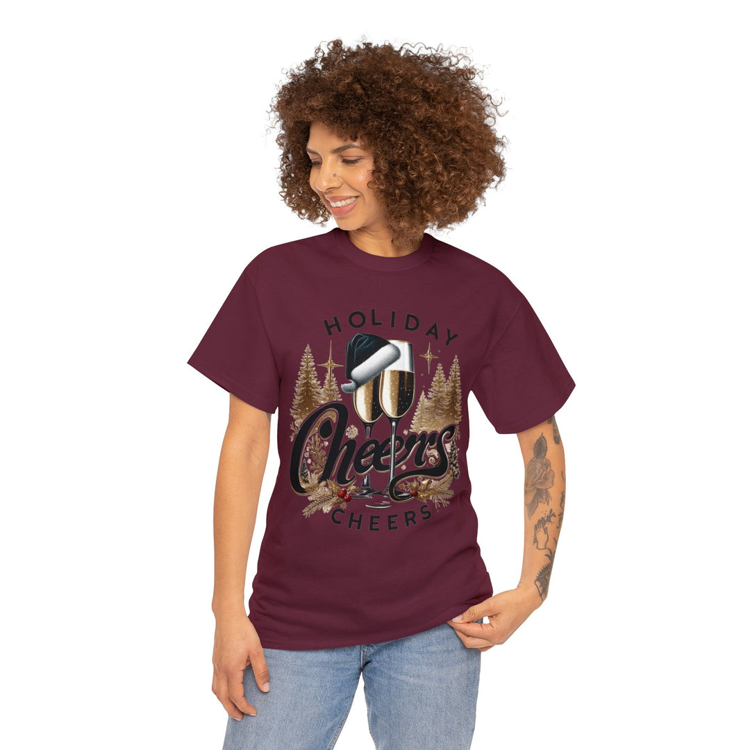 Holiday Cheers Unisex T Shirt - Wave Fusions