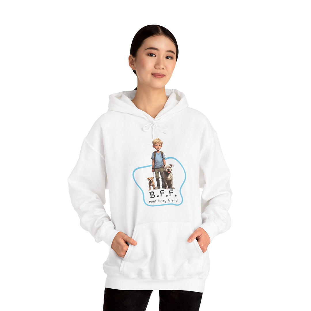 Best Furry Friend in City Lights Dog Hoodie -Bffs