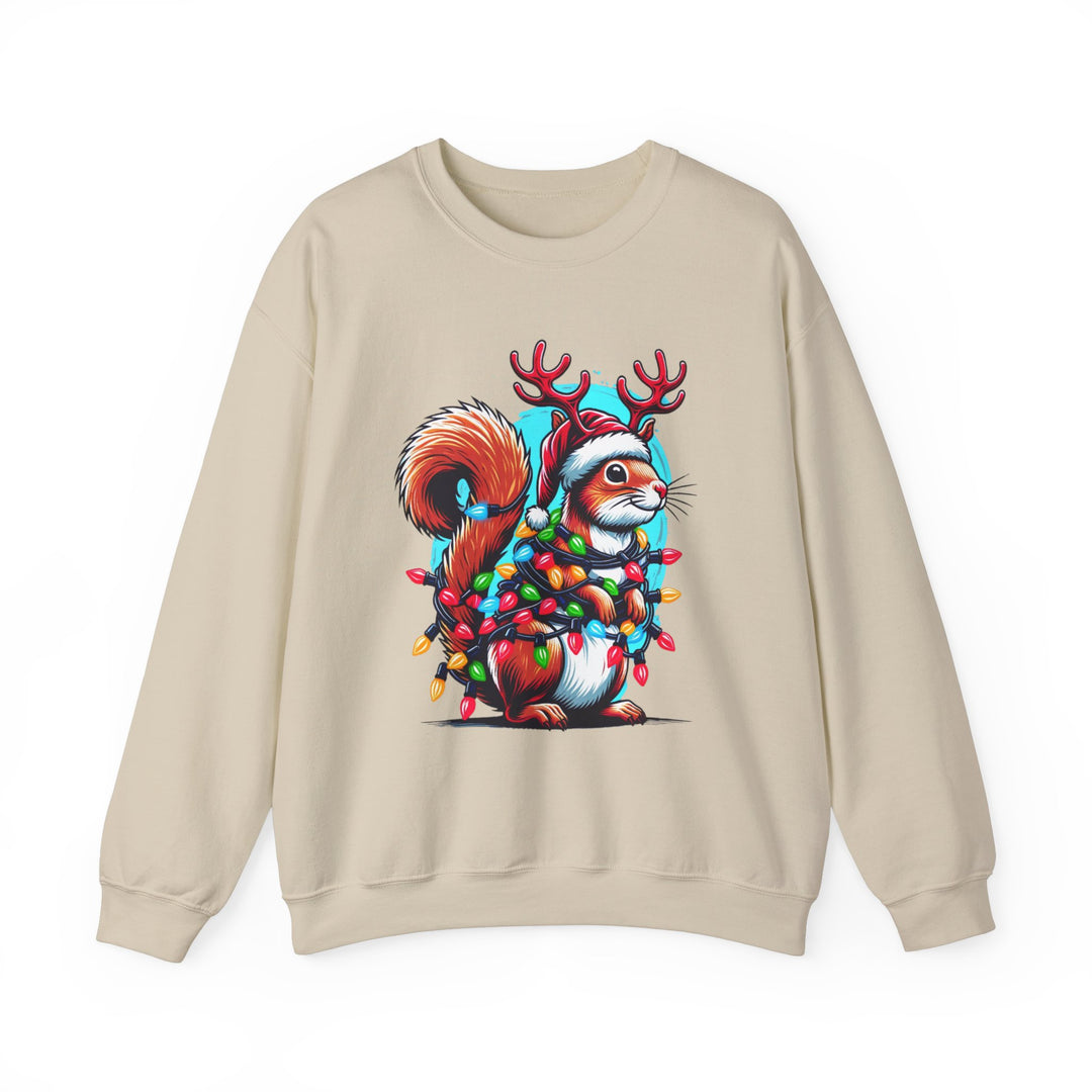 Christmas Squirrel Unisex Sweatshirt - Wave Fusions