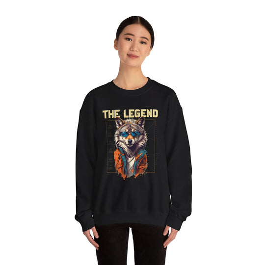 The Legend Wolf Sweatshirt - Wolf in Shades