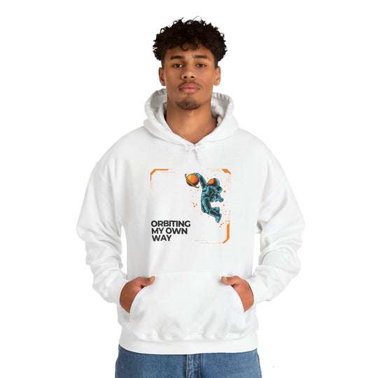 Orbiting My Own Way Unisex Hoodie - Wave Fusions