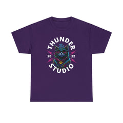 Thunder Studio Cat T-Shirt - DJ Cat Vibe