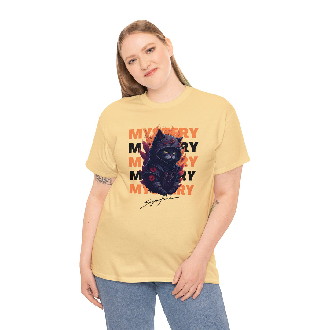 Cat Knight Armor Mystery Cat T-Shirt