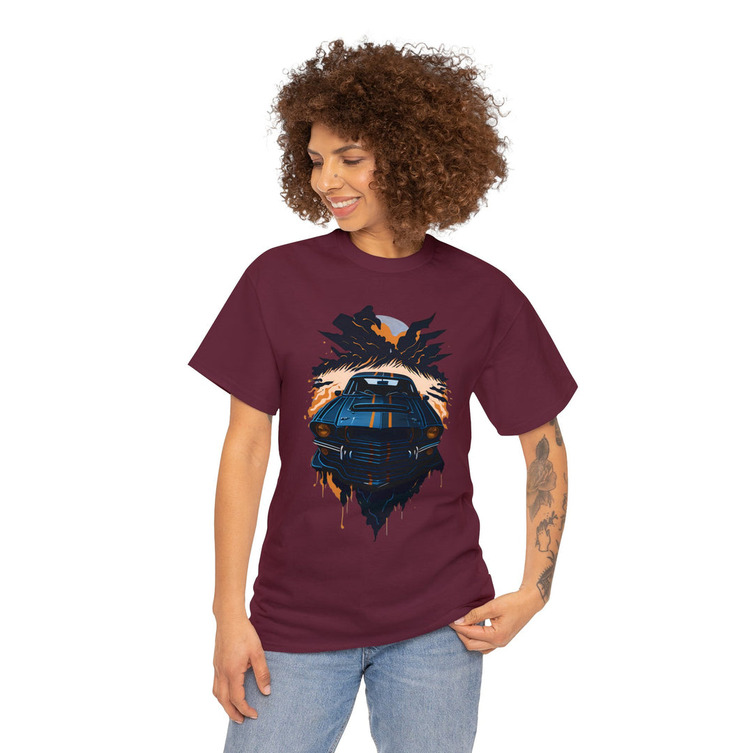 Muscle Car Enthusiast T-Shirt - Revved Up Style