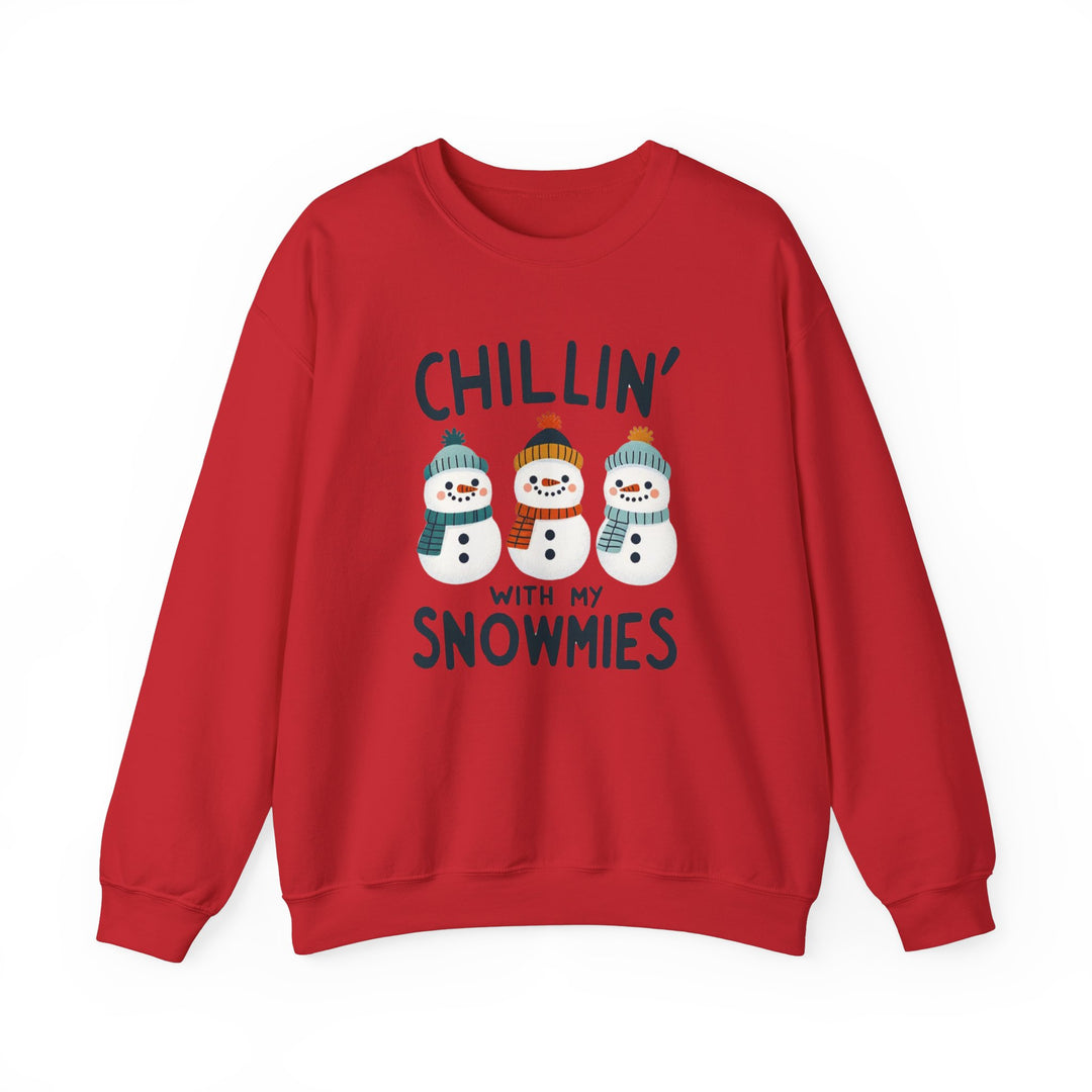 Chillin' Snowmies Unisex Sweatshirt - Wave Fusions