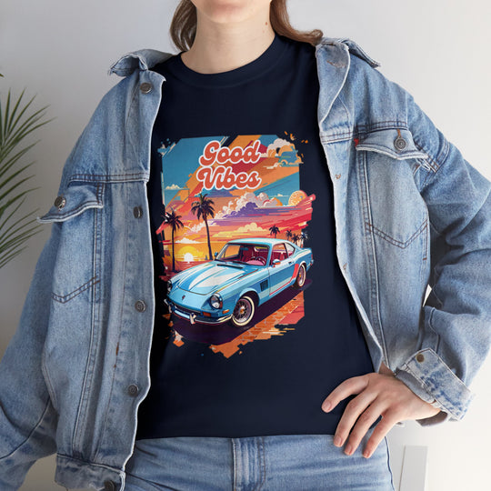 Vintage Ride Good Vibes T-Shirt -  Easy Rider Fashion