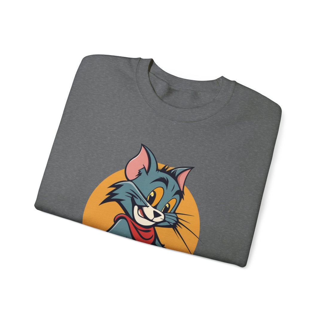 Tom Cat Grin Sweatshirt -  Joyful Jumper