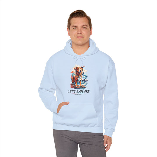 Lets Explore Together Adventure Buddy Hoodie