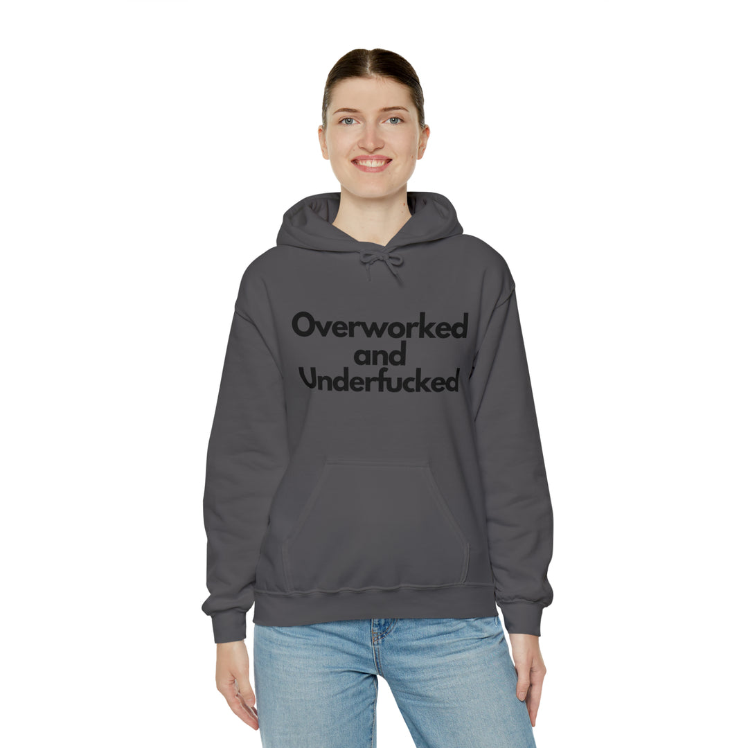 Overworked Unisex Hoodie - Wave Fusions