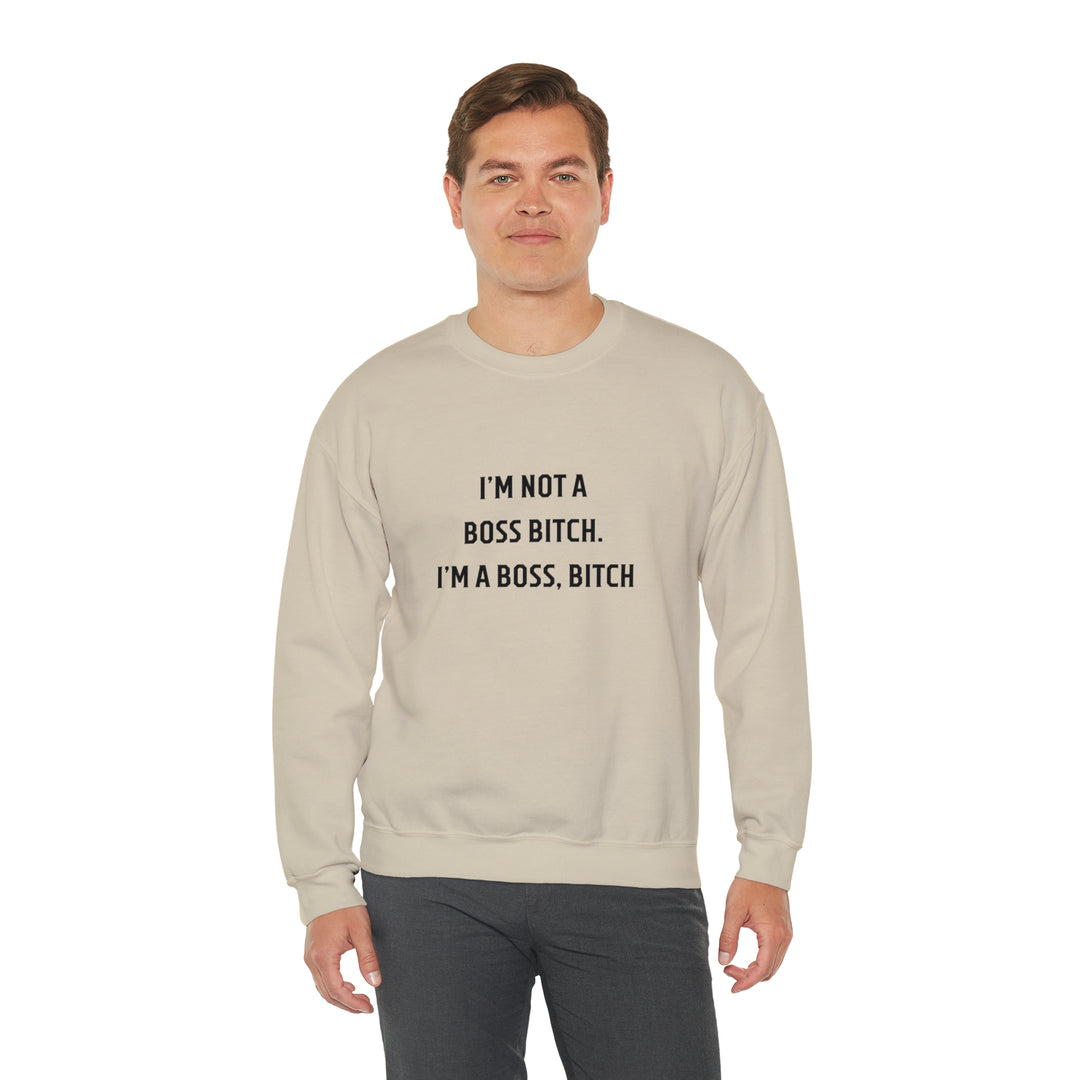 Boss Bitch Unisex Heavy Blend™ Crewneck Sweatshirt - Wave Fusions