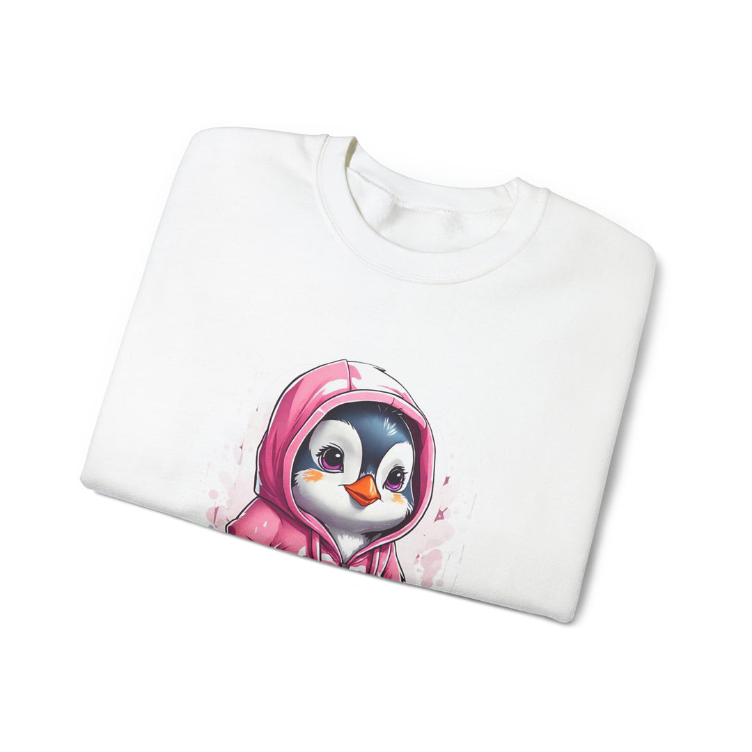 Penguin Unisex Heavy Blend™ Crewneck Sweatshirt - Wave Fusions