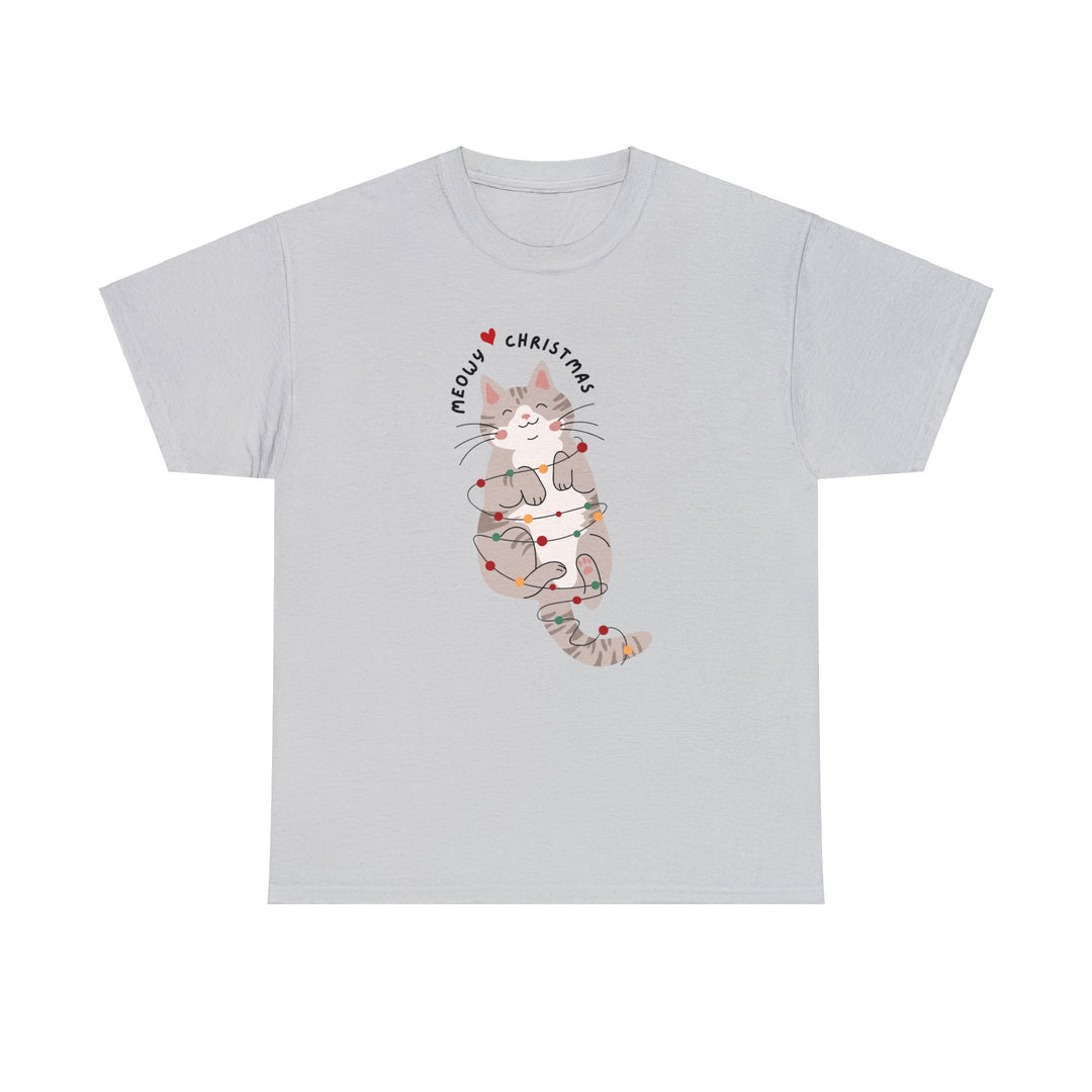 Meowy Christmas Unisex T Shirt - Wave Fusions