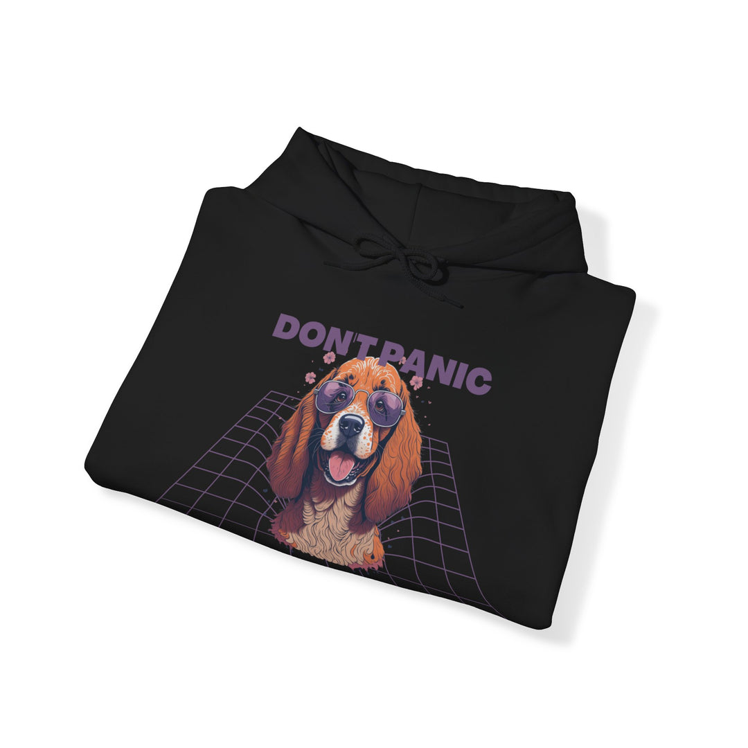 Don't Panic Just Follow The Flow Dog  Hoodie - Chill Wear