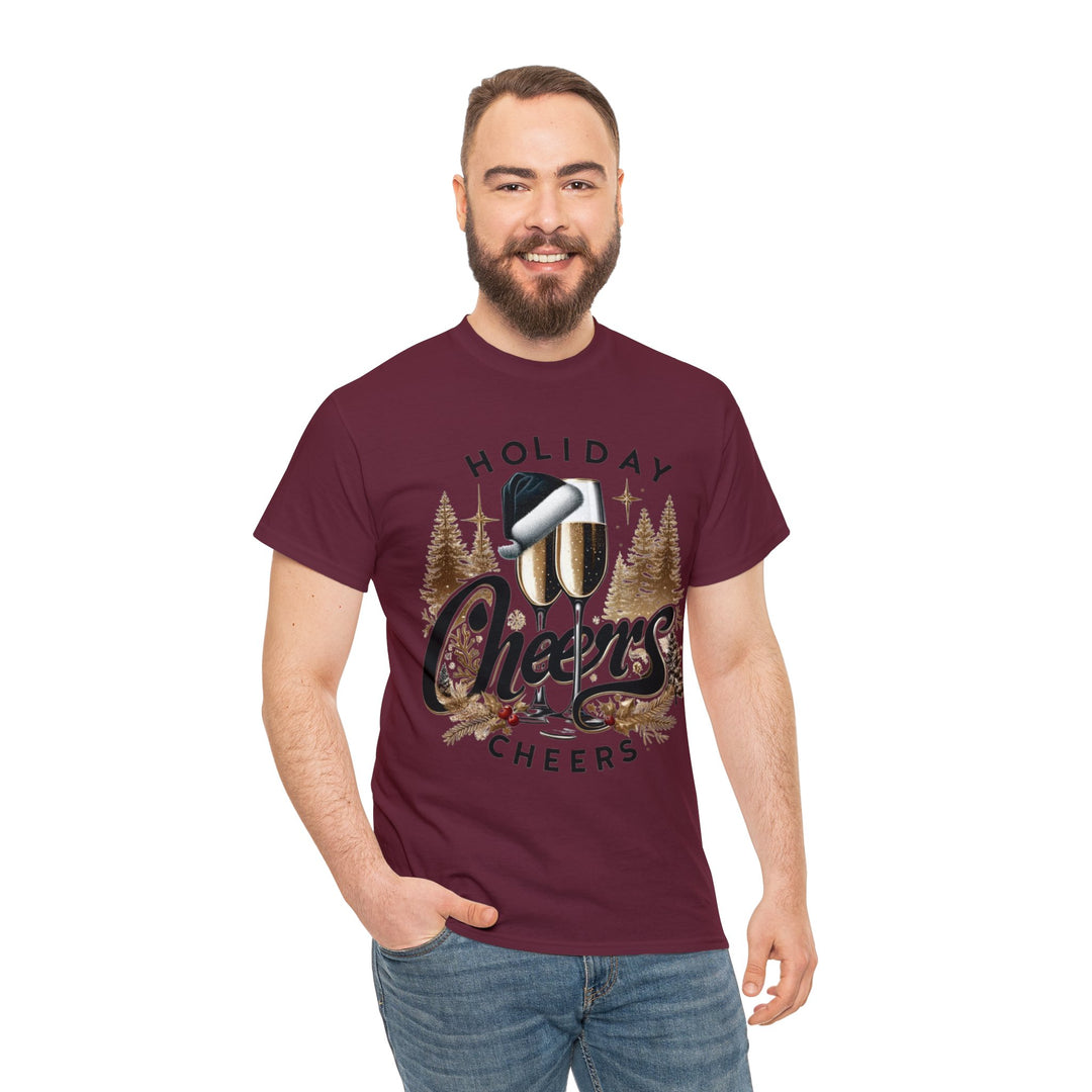 Holiday Cheers Unisex T Shirt - Wave Fusions