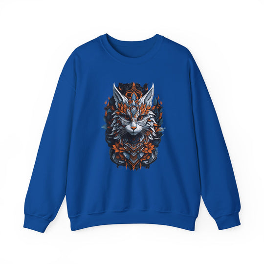 Tribal Majesty Cat Spirit Sweatshirt - Ancient Spirit Series