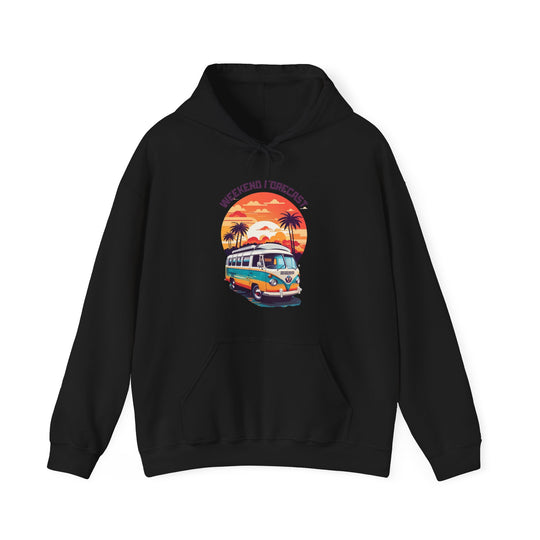 Weekend Forecast Van Life Hoodie - Weekend Forecast Sunset Edition