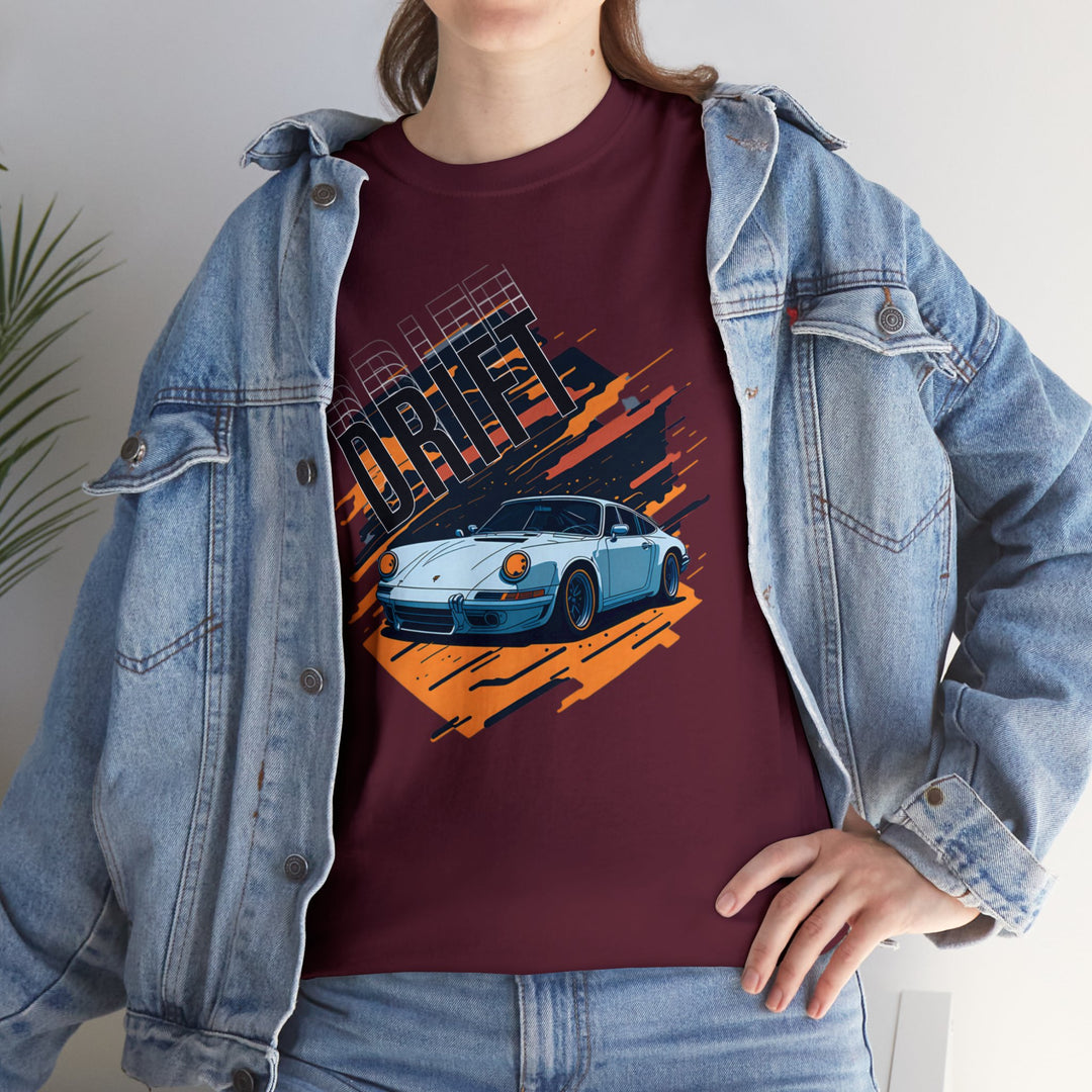 Classic Porsche Drift Tee - Wave Fusions Fashion Line