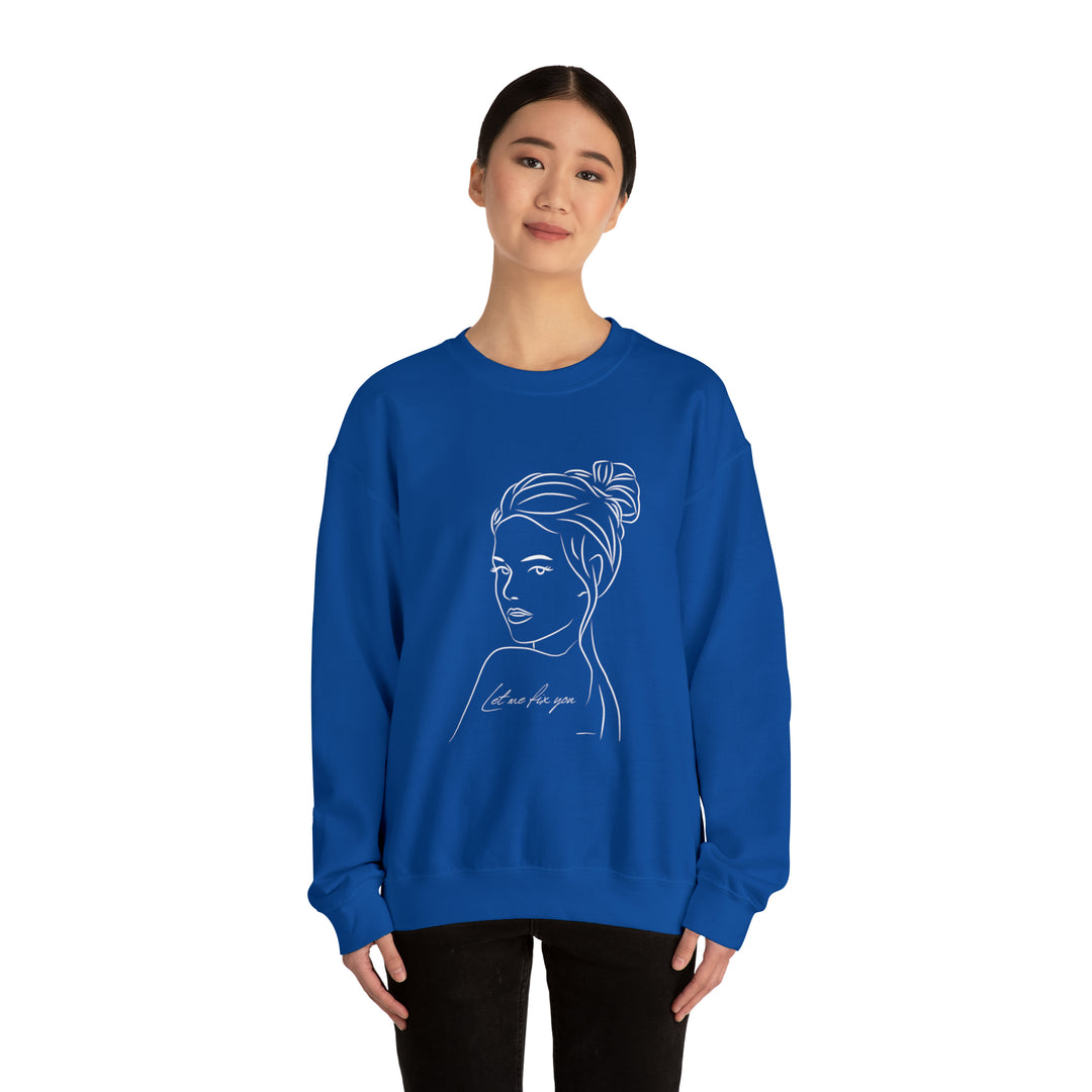 Let Me Fix You Unisex Heavy Blend™ Crewneck Sweatshirt - Wave Fusions