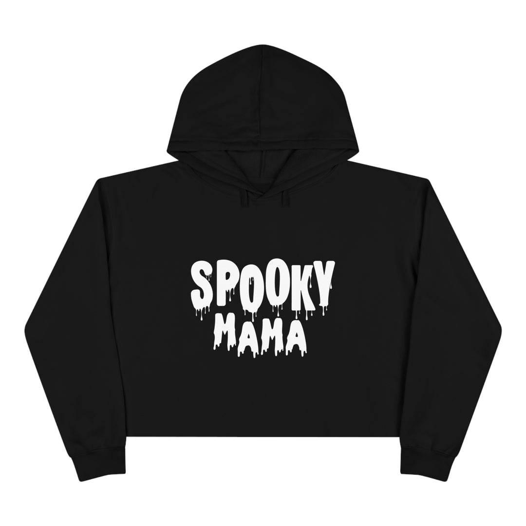 Spooky Mama Crop Hoodie - Wave Fusions