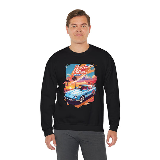 Vintage Ride Good Vibes Sweatshirt-  Easy Rider Fashion