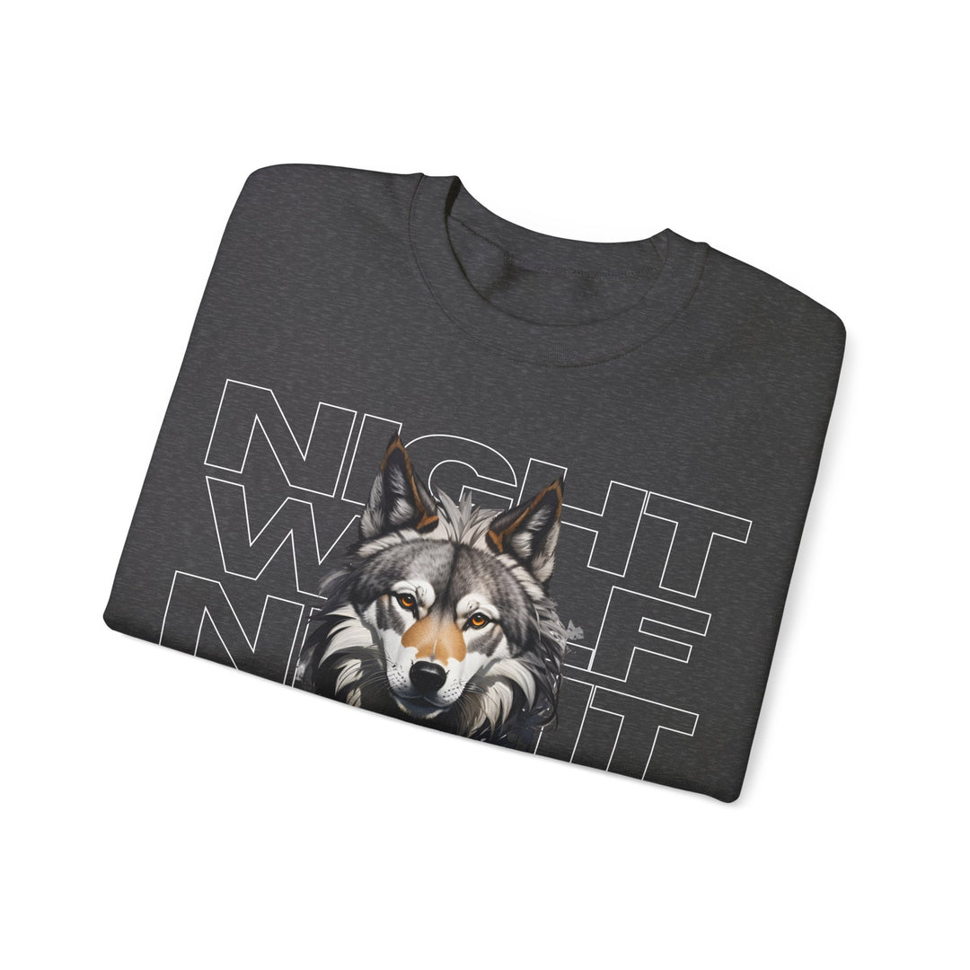 Lone Night Wolf Sweatshirt - After Dark Style