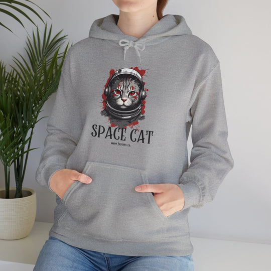 Cosmic Cat Spacewalk Astronaut Hoodie