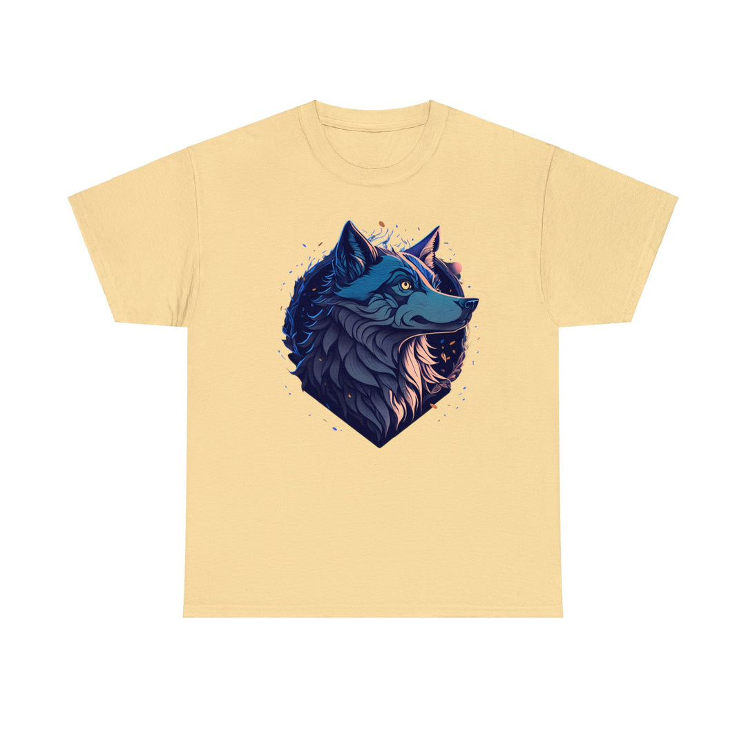 Lone Wolf Majesty T-shirt - Vibrant Wilderness