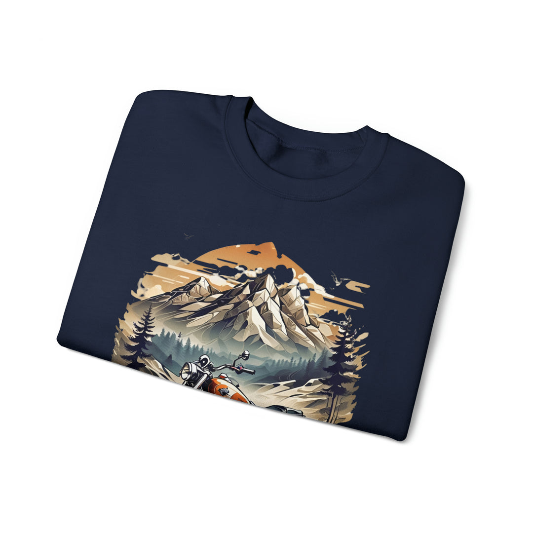 Highland Motorbike Unisex Sweatshirt - Wave Fusions