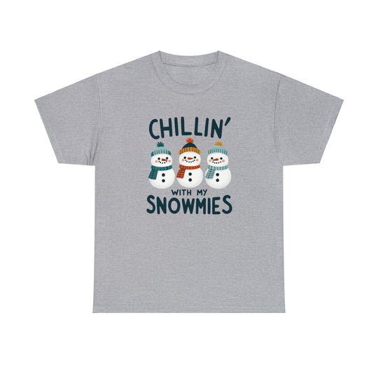 Chillin' Snowmies Unisex T Shirt - Wave Fusions