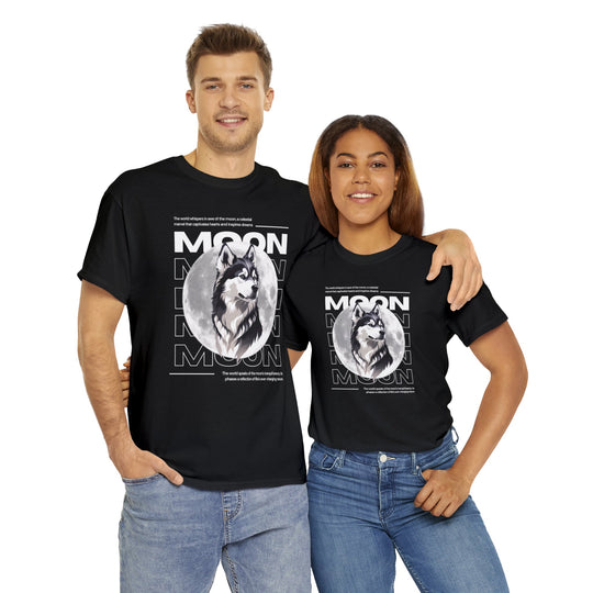 Full Moon Wolf Whisper T-Shirt - Guiding Light of the Night