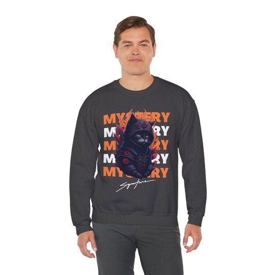 Cat Knight Armor Mystery Cat Sweatshirt